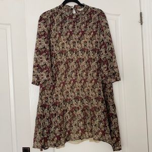 Zara printed dress